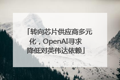 转向芯片供应商多元化，OpenAI寻求降低对英伟达依赖